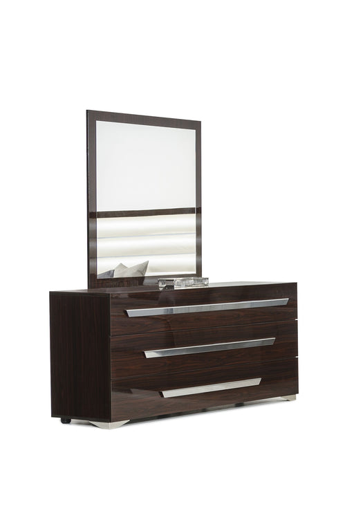 VIG Furniture - Nova Domus Romano Italian Modern Ebony Mirror - VGACROMANO-MIR - GreatFurnitureDeal