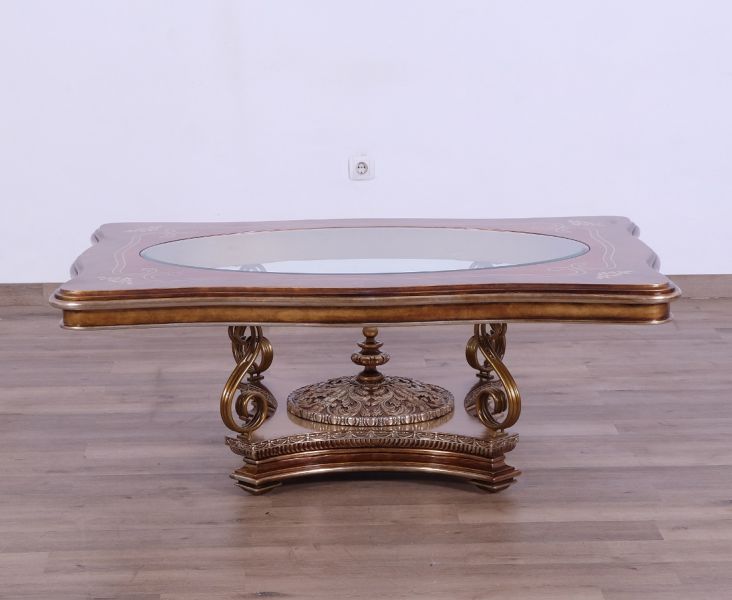 European Furniture - Rosella Luxury Coffee Table in Parisian Bronze - 44697-CT - GreatFurnitureDeal