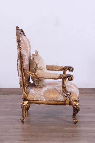 European Furniture - Rosella II Luxury Chair in Parisian Bronze - 44698-C - GreatFurnitureDeal