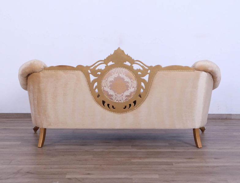 European Furniture - Rosella II Luxury Sofa in Parisian Bronze - 44698-S - GreatFurnitureDeal