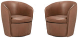 Parker Living - Barolo Swivel Club Chair in Vintage Whiskey (Set of 2) - SBAR#912S-2-VGWK - GreatFurnitureDeal