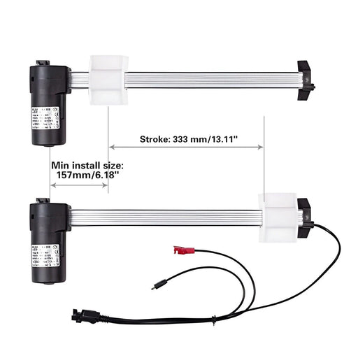 Mullin- Silver Chair Motor / Actuator for Recliners - ML8-205C/ KDPT007-113 - GreatFurnitureDeal