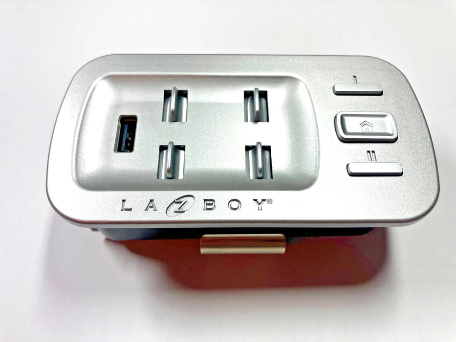 La-Z-Boy - Replacement Power Recliner Side Button Control Panel w/ USB 10.000184 - GreatFurnitureDeal