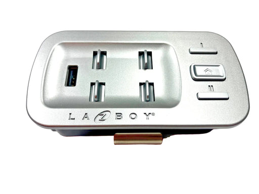 La-Z-Boy - Replacement Power Recliner Side Button Control Panel w/ USB 10.000184 - GreatFurnitureDeal
