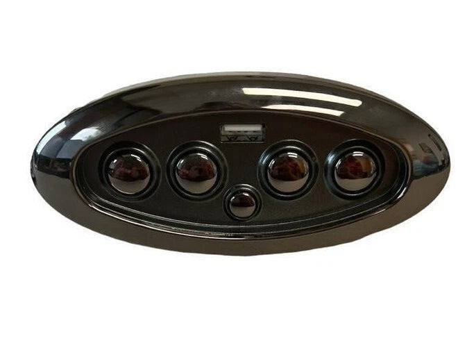 Replacement Button Mullin- MLSK14-F(L) 5 Button Power Recliner Switch with USB