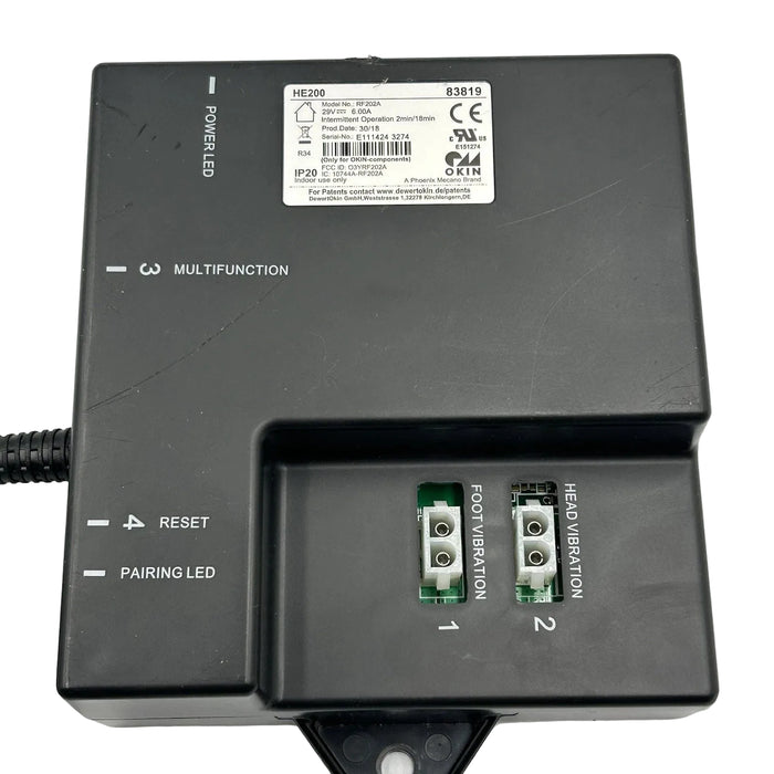 OKIN- Replacement Ergo Motion Junction Box for Adjustable Base - RF202A/83819 - GreatFurnitureDeal