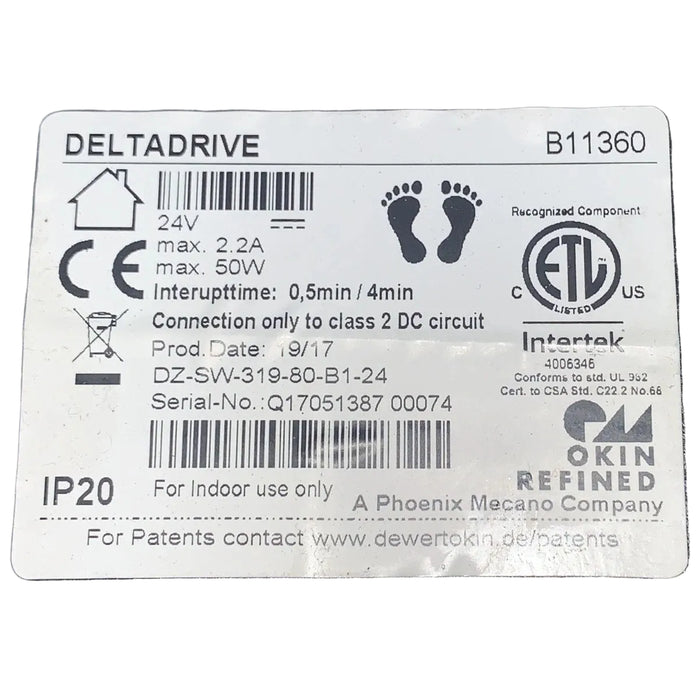 OKIN - Replacement BETADRIVE Linear Actuator Motor- B11360 - GreatFurnitureDeal