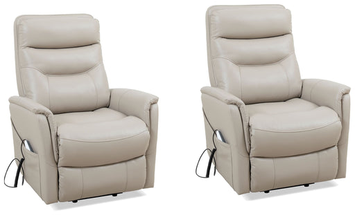 Parker Living - Gemini Power Lift Recliner with Articulating Headrest in Soft Ivory (Set of 2) - MGEM#812LIFT-2-SFIV - GreatFurnitureDeal