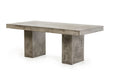 VIG Furniture - Modrest Saber Modern Concrete Dining Table - VGGR640590 - GreatFurnitureDeal