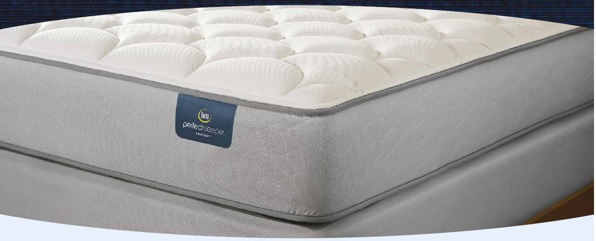 Serta Mattress - Master Suite Hotel 11" One Sided Plush Cal King Size Mattress - Master Suite CAL KING - GreatFurnitureDeal