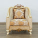 European Furniture - Angelica Chair in Brown & Gold - 45352-C - GreatFurnitureDeal