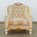 European Furniture - Angelica Chair in Brown & Gold - 45352-C - GreatFurnitureDeal