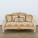 European Furniture - Angelica Loveseat in Beige and Gold - 45352-L - GreatFurnitureDeal