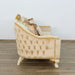 European Furniture - Angelica Loveseat in Beige and Gold - 45352-L - GreatFurnitureDeal