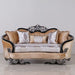 European Furniture - Rosabella Loveseat - Black - Silver - 35022-L - GreatFurnitureDeal