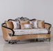 European Furniture - Rosabella Sofa - Black - Silver - 35022-S - GreatFurnitureDeal
