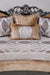 European Furniture - Rosabella Sofa - Black - Silver - 35022-S - GreatFurnitureDeal