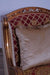 European Furniture - Raffaello III Luxury Chair in Antique Brown & Light Gold & Silver - 41022-C - GreatFurnitureDeal