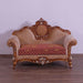 European Furniture - Raffaello III Luxury Loveseat in Antique Brown & Gold & Silver - 41022-L - GreatFurnitureDeal