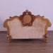 European Furniture - Raffaello III Luxury Loveseat in Antique Brown & Gold & Silver - 41022-L - GreatFurnitureDeal