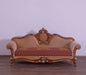 European Furniture - Raffaello III Luxury Sofa in Antique Brown & Gold-Silver Leaf - 41022-S - GreatFurnitureDeal