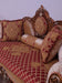 European Furniture - Raffaello III Luxury Sofa in Antique Brown & Gold-Silver Leaf - 41022-S - GreatFurnitureDeal