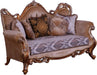 European Furniture - Tiziano II Luxury Loveseat in Light Gold & Antique Silver - 38996-L - GreatFurnitureDeal
