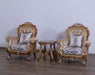 European Furniture - Tiziano II Luxury Chair in Light Gold & Antique Silver - 38996-C - GreatFurnitureDeal