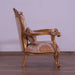 European Furniture - Augustus Luxury Chair in Light Gold & Antique Silver - 37057-C - GreatFurnitureDeal