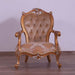 European Furniture - Augustus Luxury Chair in Light Gold & Antique Silver - 37057-C - GreatFurnitureDeal