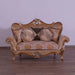 European Furniture - Augustus Luxury Loveseat in Light Gold & Antique Silver - 37057-L - GreatFurnitureDeal