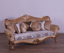 European Furniture - Augustus II Luxury Sofa in Light Gold & Antique Silver - 37059-S - GreatFurnitureDeal