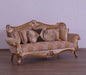 European Furniture - Augustus Luxury Sofa in Light Gold & Antique Silver - 37057-S - GreatFurnitureDeal