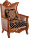 European Furniture - Modigliani II 3 Piece Luxury Living Room Set in Black and Gold - 31052-S2C - GreatFurnitureDeal