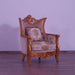 European Furniture - Modigliani III Luxury Chair in Damask Gold - 31056-C - GreatFurnitureDeal