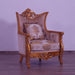 European Furniture - Modigliani III Luxury Chair in Damask Gold - 31056-C - GreatFurnitureDeal