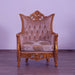 European Furniture - Modigliani III Luxury Chair in Damask Gold - 31056-C - GreatFurnitureDeal