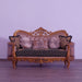 European Furniture - Modigliani II Luxury Loveseat in Black and Gold - 31052-L - GreatFurnitureDeal
