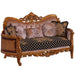 European Furniture - Modigliani II 2 Piece Luxury Sofa Set in Black and Gold - 31052-SL - GreatFurnitureDeal