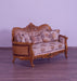European Furniture - Modigliani III Luxury Loveseat in Damask Gold - 31056-L - GreatFurnitureDeal