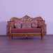 European Furniture - Modigliani III Luxury Loveseat in Red and Gold - 31058-L - GreatFurnitureDeal