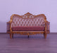 European Furniture - Modigliani III Luxury Loveseat in Red and Gold - 31058-L - GreatFurnitureDeal