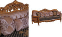 European Furniture - Modigliani II Luxury Sofa in Black and Gold - 31052-S - GreatFurnitureDeal
