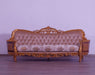 European Furniture - Modigliani III Luxury Sofa in Damask Gold - 31056-S - GreatFurnitureDeal