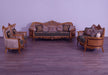 European Furniture - Modigliani II 2 Piece Luxury Sofa Set in Black and Gold - 31052-SC - GreatFurnitureDeal