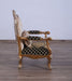 European Furniture - Saint Germain II Luxury Chair in Light Gold & Antique Silver - 35552-C - GreatFurnitureDeal