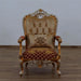 European Furniture - Saint Germain Accent Chair Red Gold Fabric - 35554-C - GreatFurnitureDeal
