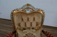 European Furniture - Saint Germain Accent Chair Red Gold Fabric - 35554-C - GreatFurnitureDeal