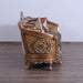 European Furniture - Saint Germain II Luxury Sofa in Light Gold & Antique Silver - 35552-S - GreatFurnitureDeal