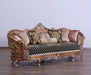 European Furniture - Saint Germain II Luxury Sofa in Light Gold & Antique Silver - 35552-S - GreatFurnitureDeal